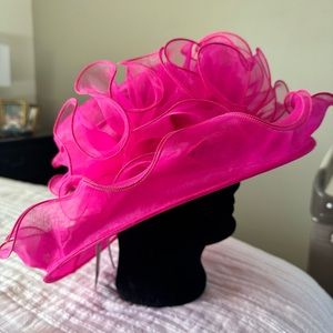 Pink Kentucky Derby hat or Easter hat